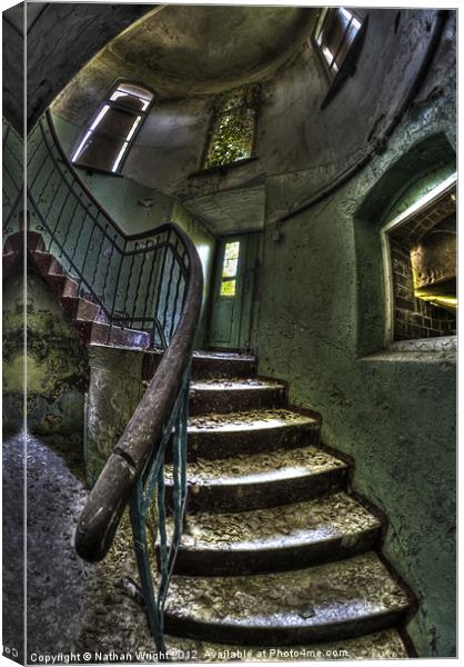 Small stairs Canvas Print by Nathan Wright