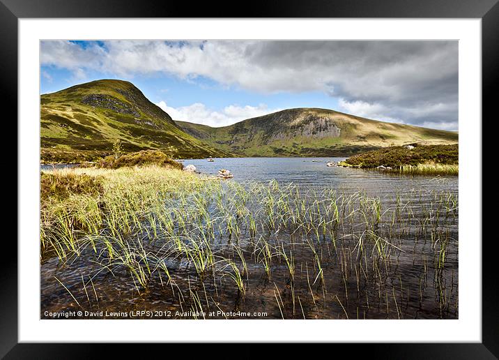 Loch Skeen Framed Mounted Print by David Lewins (LRPS)