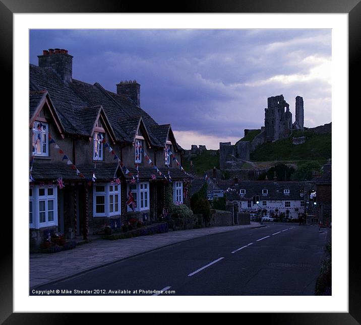 Jubilee at Corfe Castle Framed Mounted Print by Mike Streeter