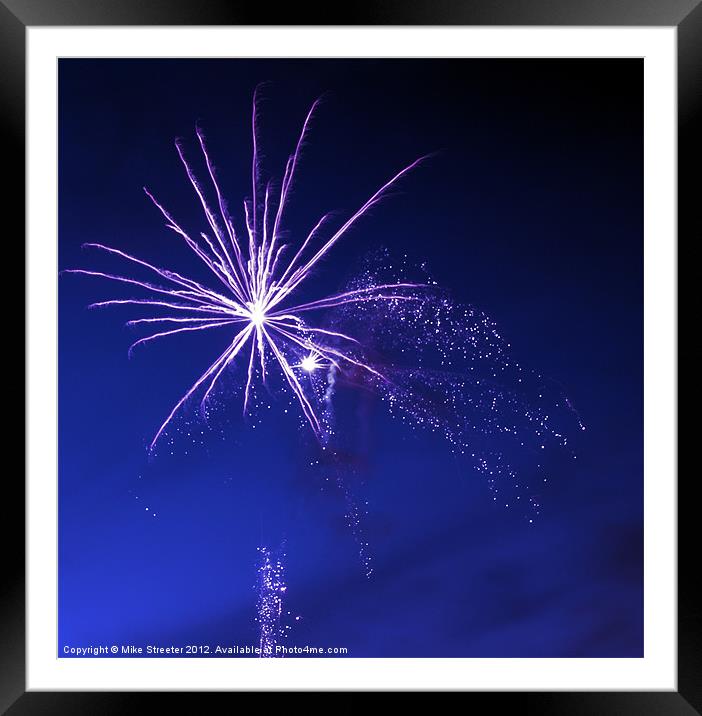 Starburst 6 Framed Mounted Print by Mike Streeter