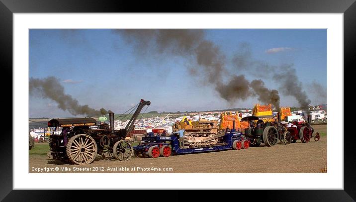 Heavy Haulage Framed Mounted Print by Mike Streeter