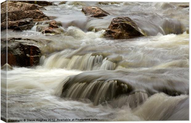 The Waterfall Canvas Print by Steve Hughes