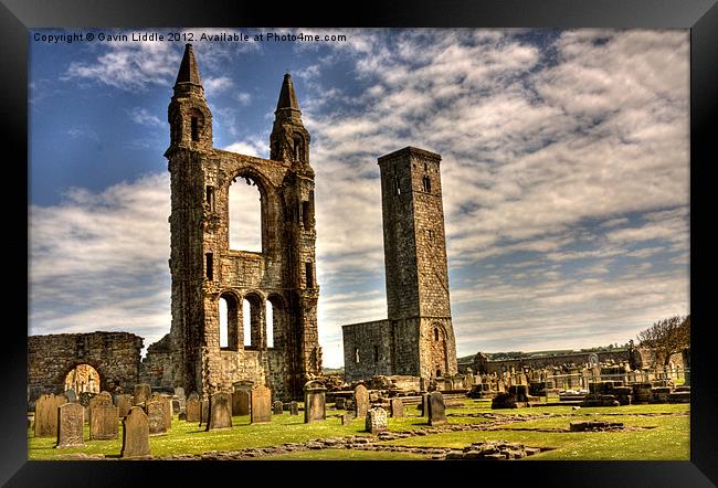 St Andrews Cathedral Framed Print by Gavin Liddle