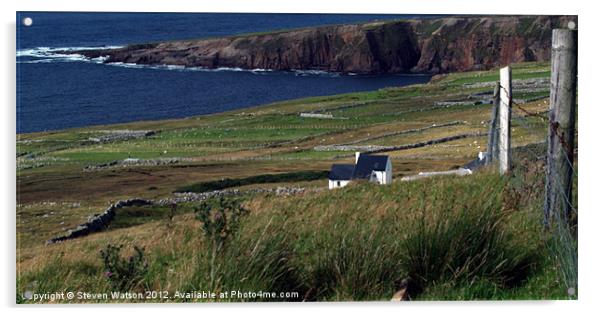 Bloody Foreland Acrylic by Steven Watson