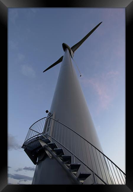 wind turbine Framed Print by Northeast Images