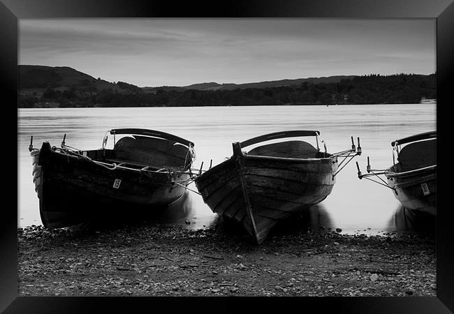 Boats on Windermere Framed Print by Andrew Holland