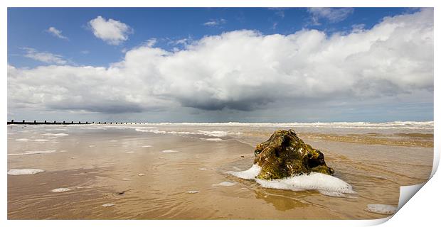 Cromer Seascape Print by Simon Wrigglesworth