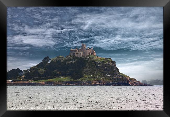 Saint Michael`s Mount Framed Print by Rob Lester