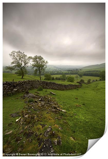 Derbyshire Dales Print by Darren Burroughs