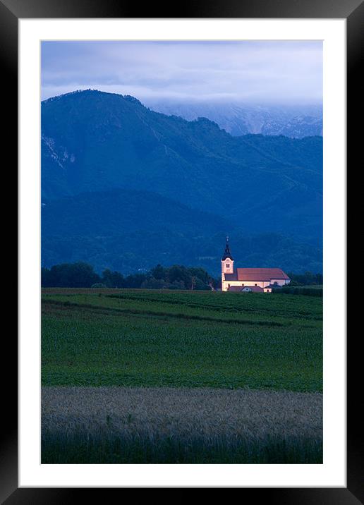 Church of Saint Peter Framed Mounted Print by Ian Middleton