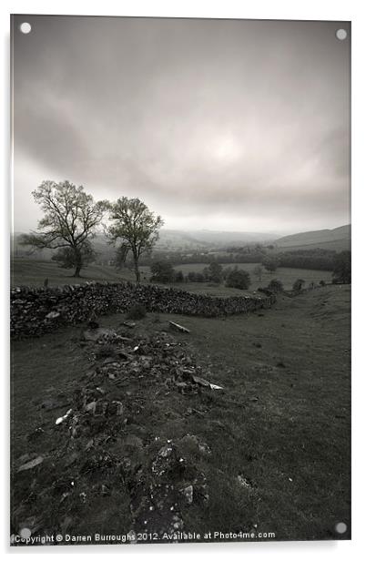 Derbyshire Dales Acrylic by Darren Burroughs