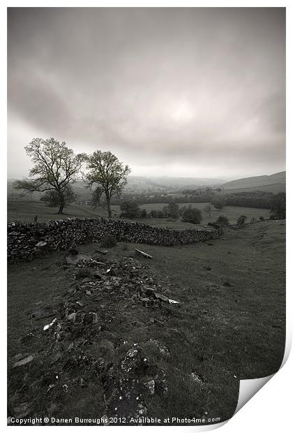 Derbyshire Dales Print by Darren Burroughs