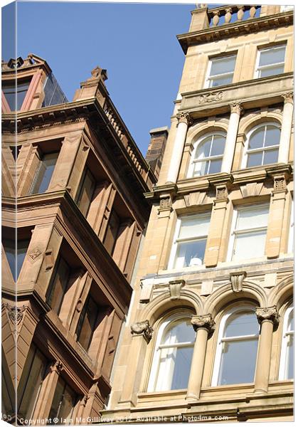 Sandstone Offices Canvas Print by Iain McGillivray
