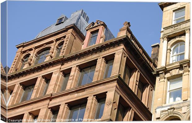 Sandstone Offices Canvas Print by Iain McGillivray