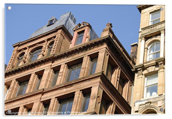 Sandstone Offices Acrylic by Iain McGillivray