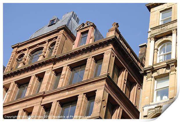 Sandstone Offices Print by Iain McGillivray
