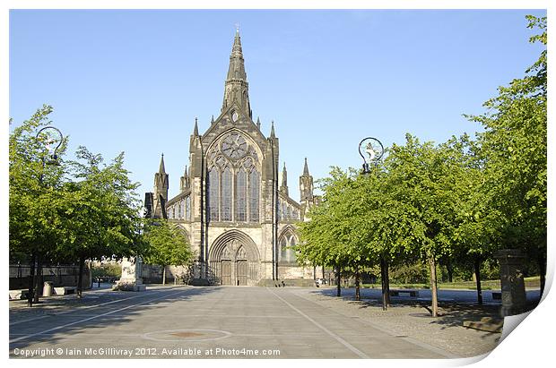 Glasgow Cathedral Print by Iain McGillivray