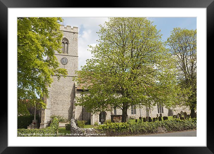 The Priory Church of Saint Mary and All Saints, We Framed Mounted Print by Hugh McKean