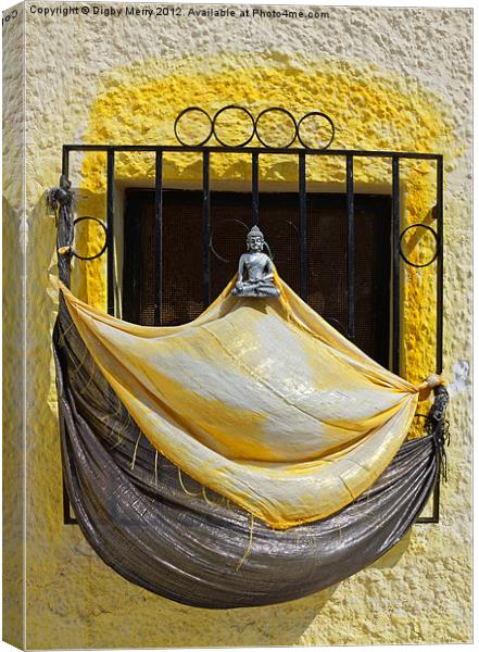 Buddha in Spain Canvas Print by Digby Merry