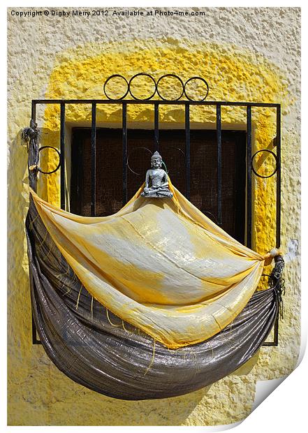 Buddha in Spain Print by Digby Merry