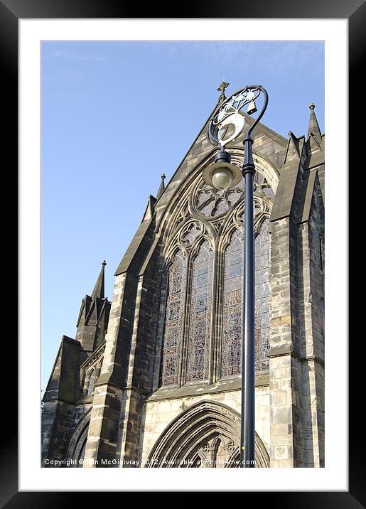 Glasgow Cathedral Framed Mounted Print by Iain McGillivray