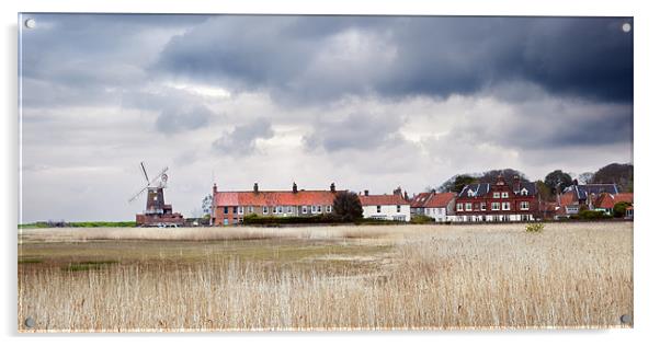 Cley Windmill, Norfolk Acrylic by Stephen Mole