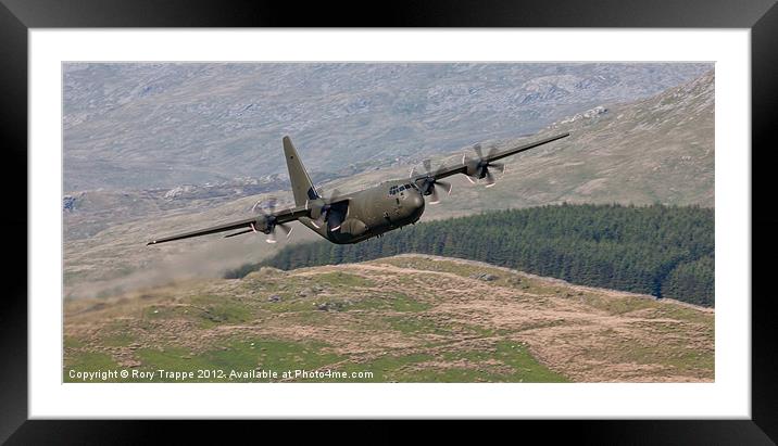 Hercules C130 J Framed Mounted Print by Rory Trappe