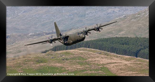 Hercules C130 J Framed Print by Rory Trappe
