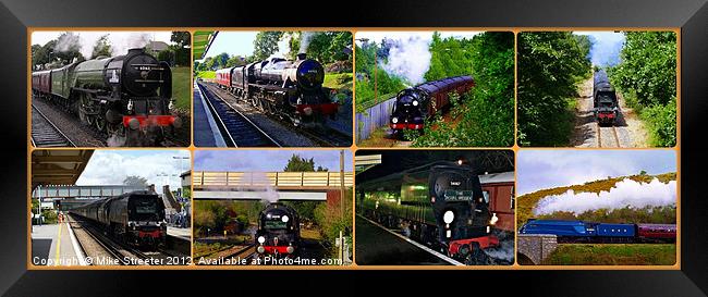 Main Line Steam in Purbeck Framed Print by Mike Streeter