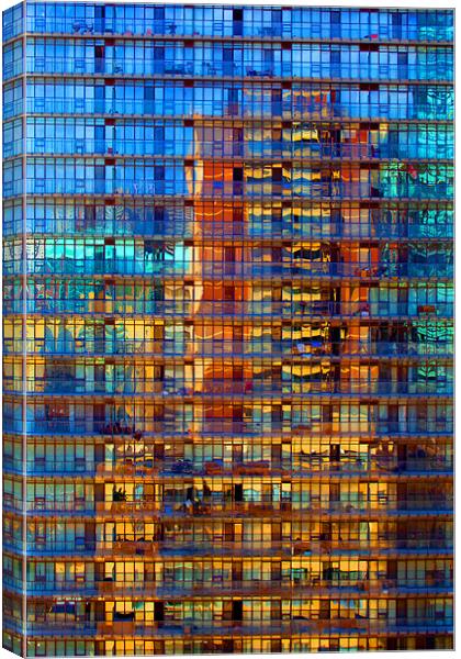 Architectural Reflections Canvas Print by David Hare