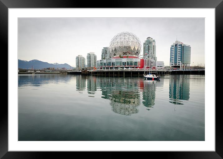 SCIENCE WORLD telus world of science vancouver bc  Framed Mounted Print by Andy Smy