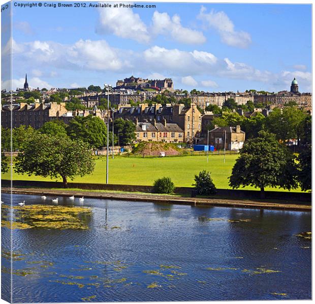 Inverleith Park, Edinburgh Canvas Print by Craig Brown