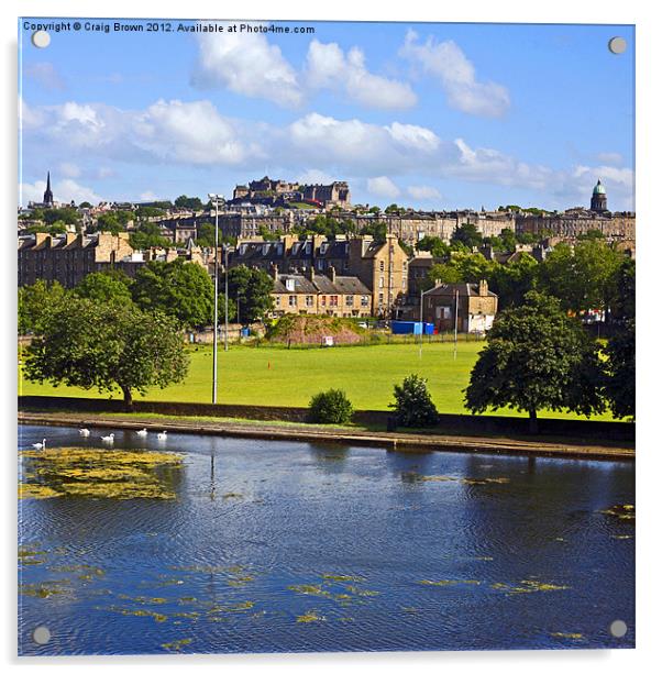 Inverleith Park, Edinburgh Acrylic by Craig Brown