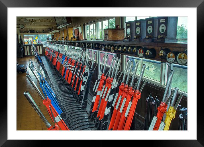 Exeter West Signal Box Framed Mounted Print by Wayne Molyneux