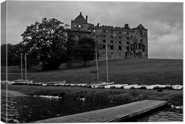Linlithgow Palace and Peel Canvas Print by Buster Brown