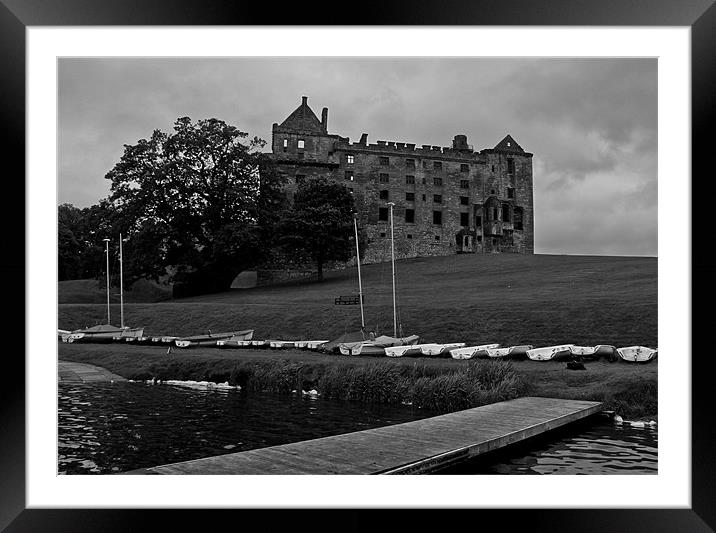 Linlithgow Palace and Peel Framed Mounted Print by Buster Brown