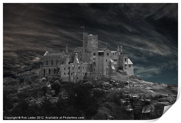 St Michaels Mount Print by Rob Lester
