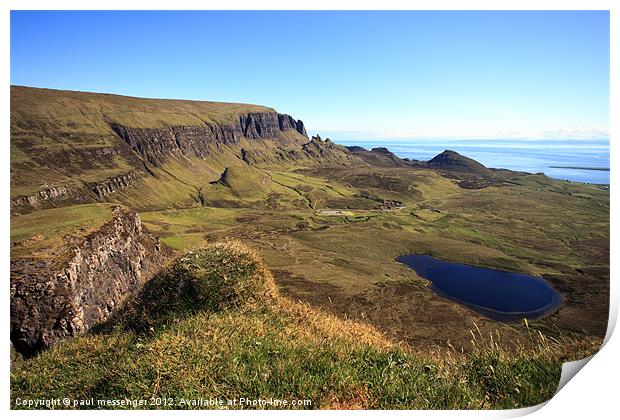 The Quiraing on the Isle of Skye Print by Paul Messenger