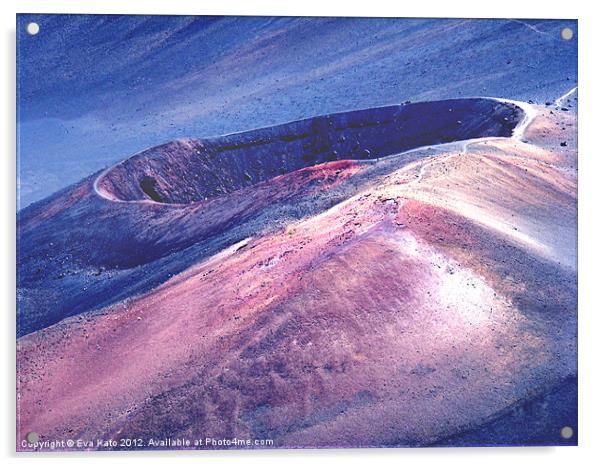 Mouth of the Volcano Acrylic by Eva Kato