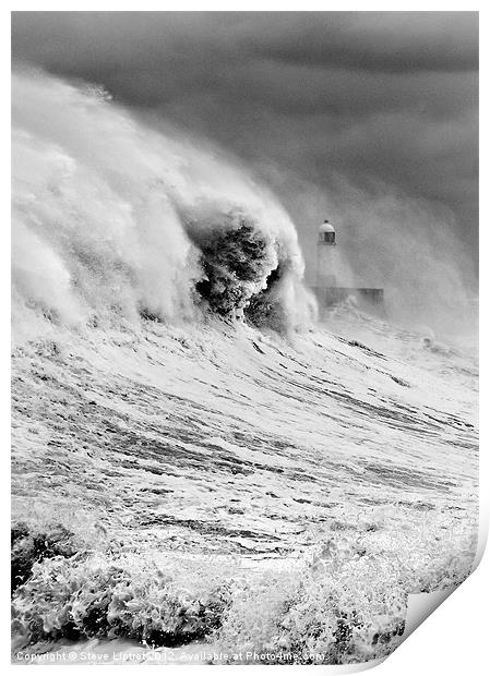 Stormy Seas Print by Steve Liptrot