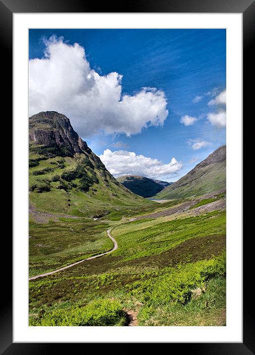The Pass of Glencoe Framed Mounted Print by Jacqi Elmslie