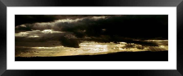 Perthshire sunset 3 Framed Mounted Print by Kevin Dobie
