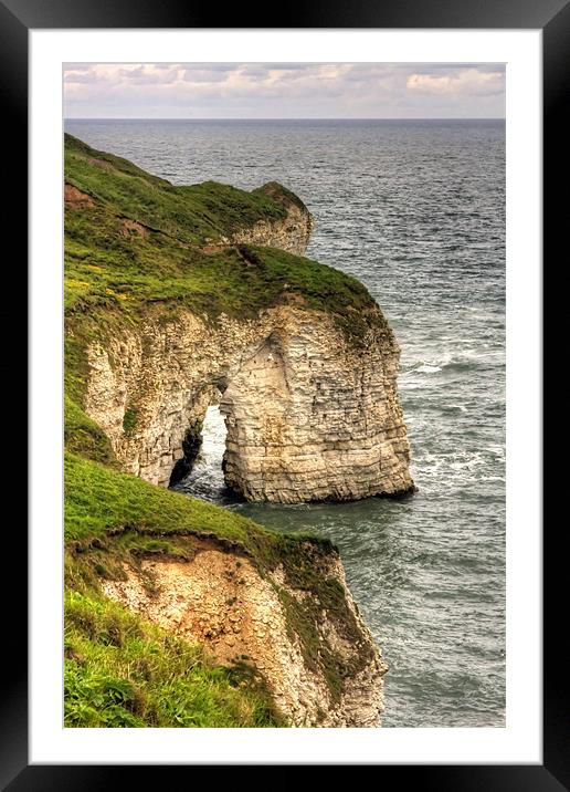 An Arch at Flamborough Head Framed Mounted Print by Tom Gomez