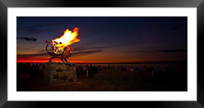 Standing Proud Framed Mounted Print by Celtic Origins