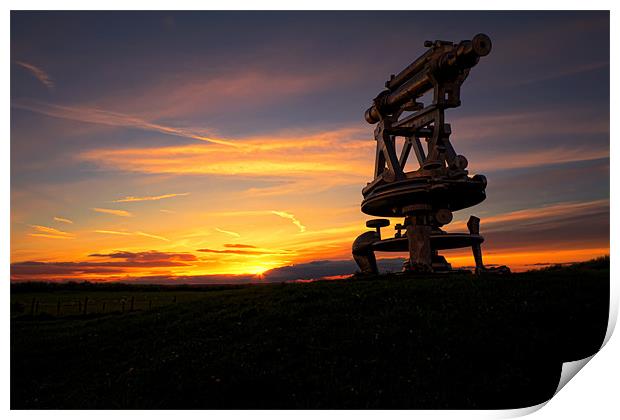 Consett Sculptures Print by Northeast Images