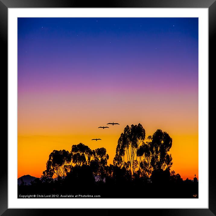 Osibisa Dawn Framed Mounted Print by Chris Lord