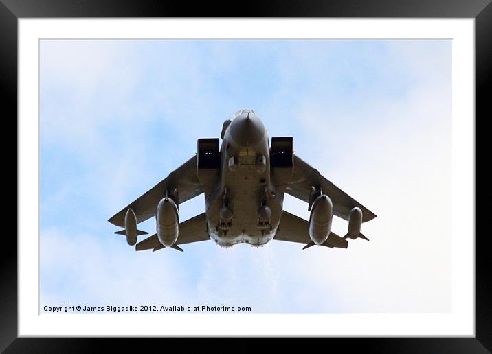 Tornado Incoming Framed Mounted Print by J Biggadike