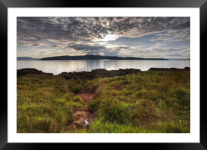 Little Cumbrae Framed Mounted Print by Sam Smith