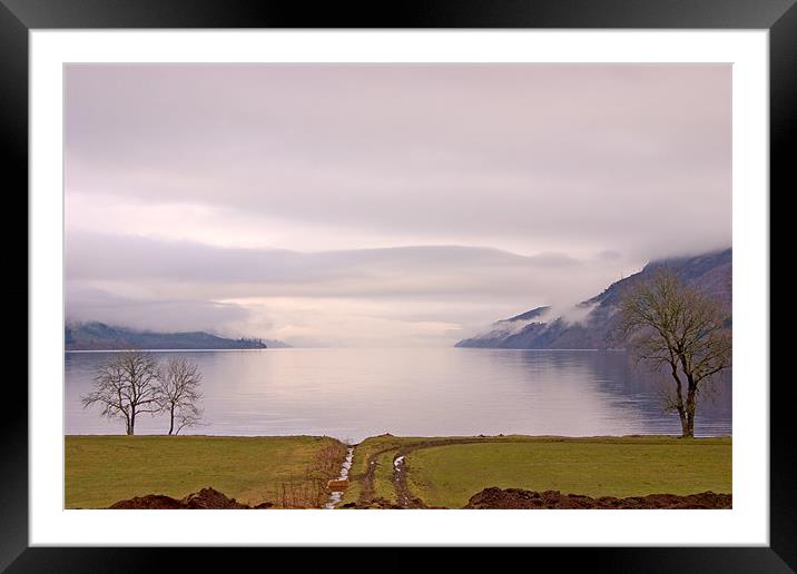 Loch Ness Framed Mounted Print by Ian Middleton