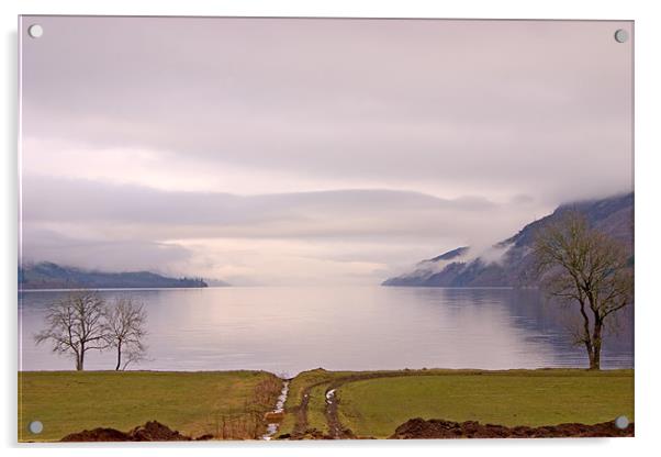 Loch Ness Acrylic by Ian Middleton